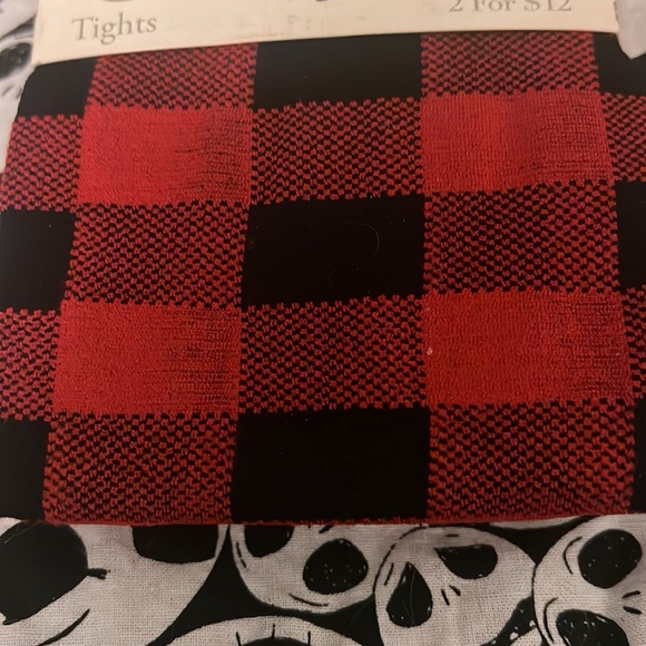 Charming Charlie tights plaid - Picture 2 of 4